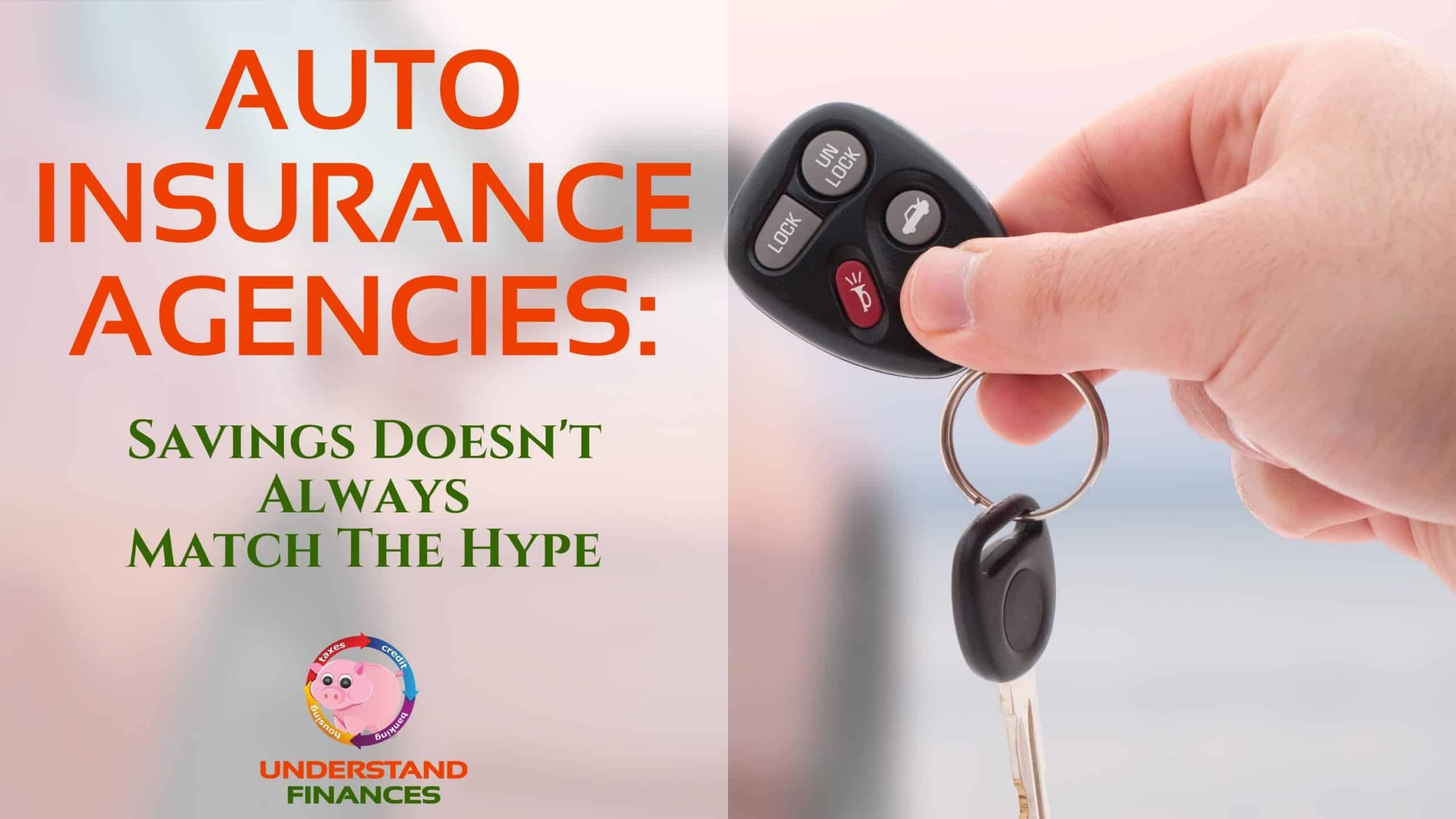 Hand holding keyring with car key and car keyfob in front of a blurred car.