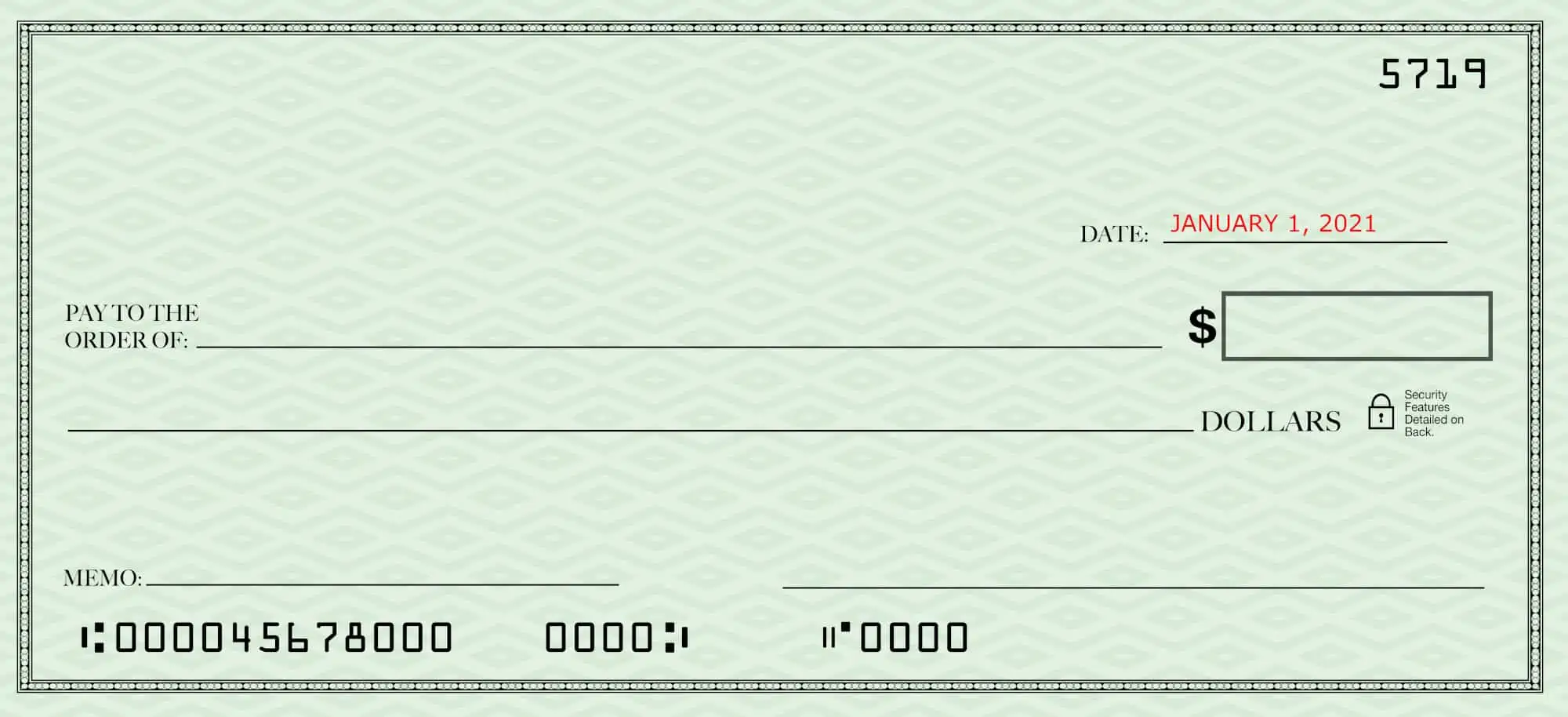 How to Write a Check — And An Example Check Template to Copy