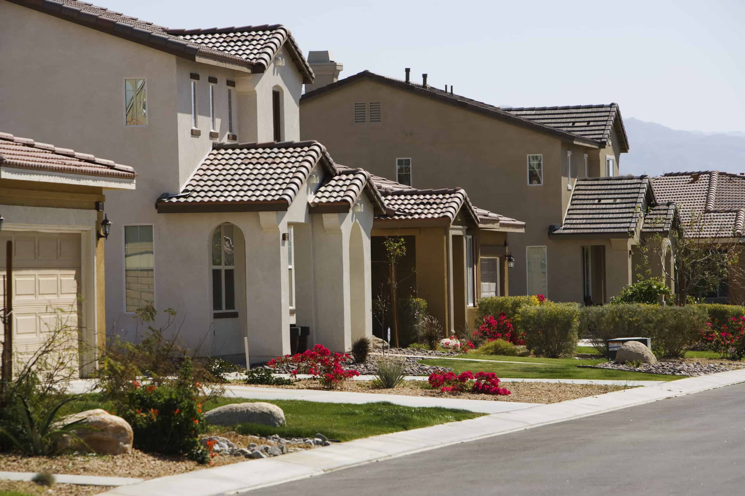 Large New Houses in New Development