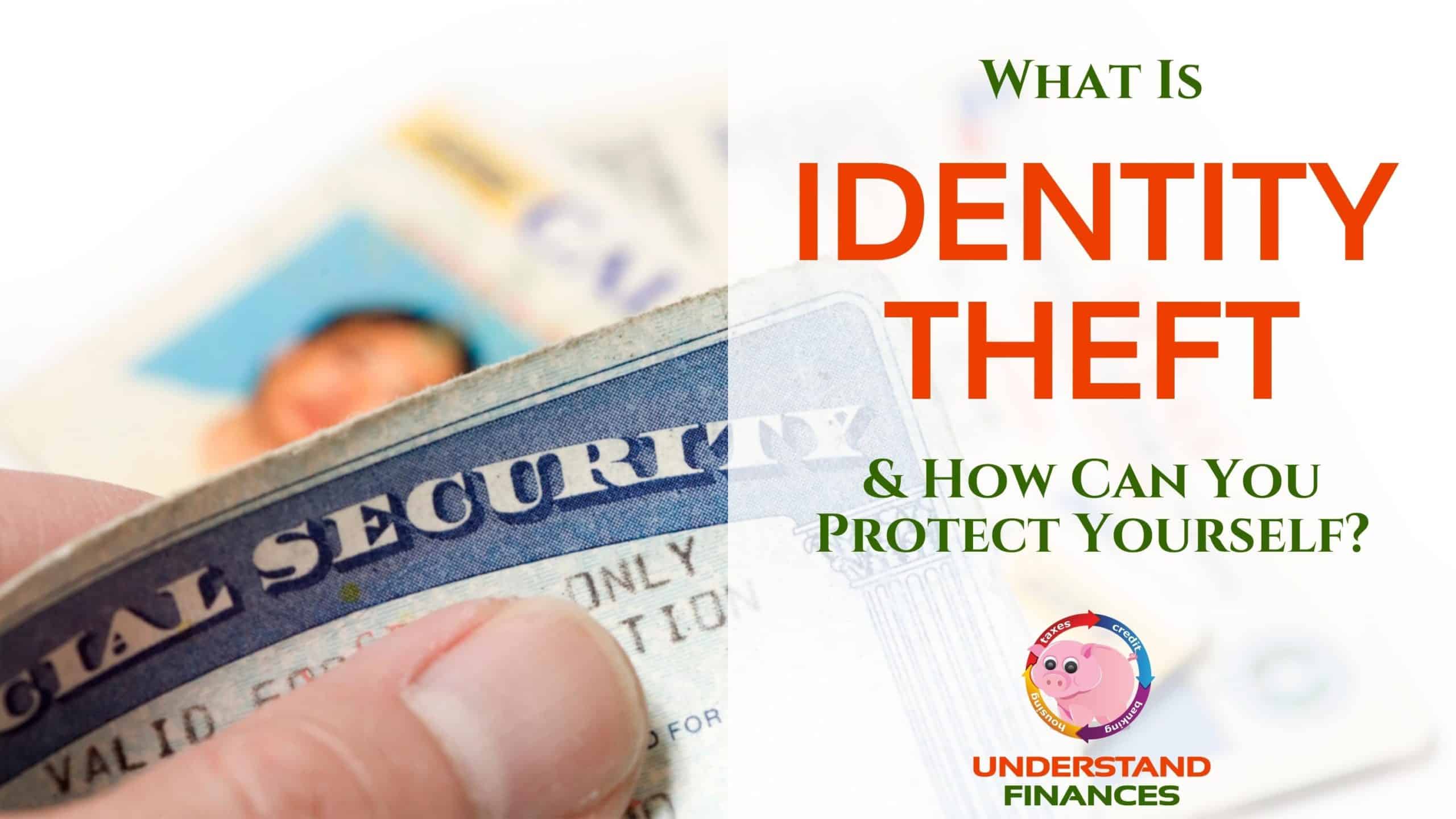 Man holding Identity theft documents-social security card, drivers license, voter registration card.