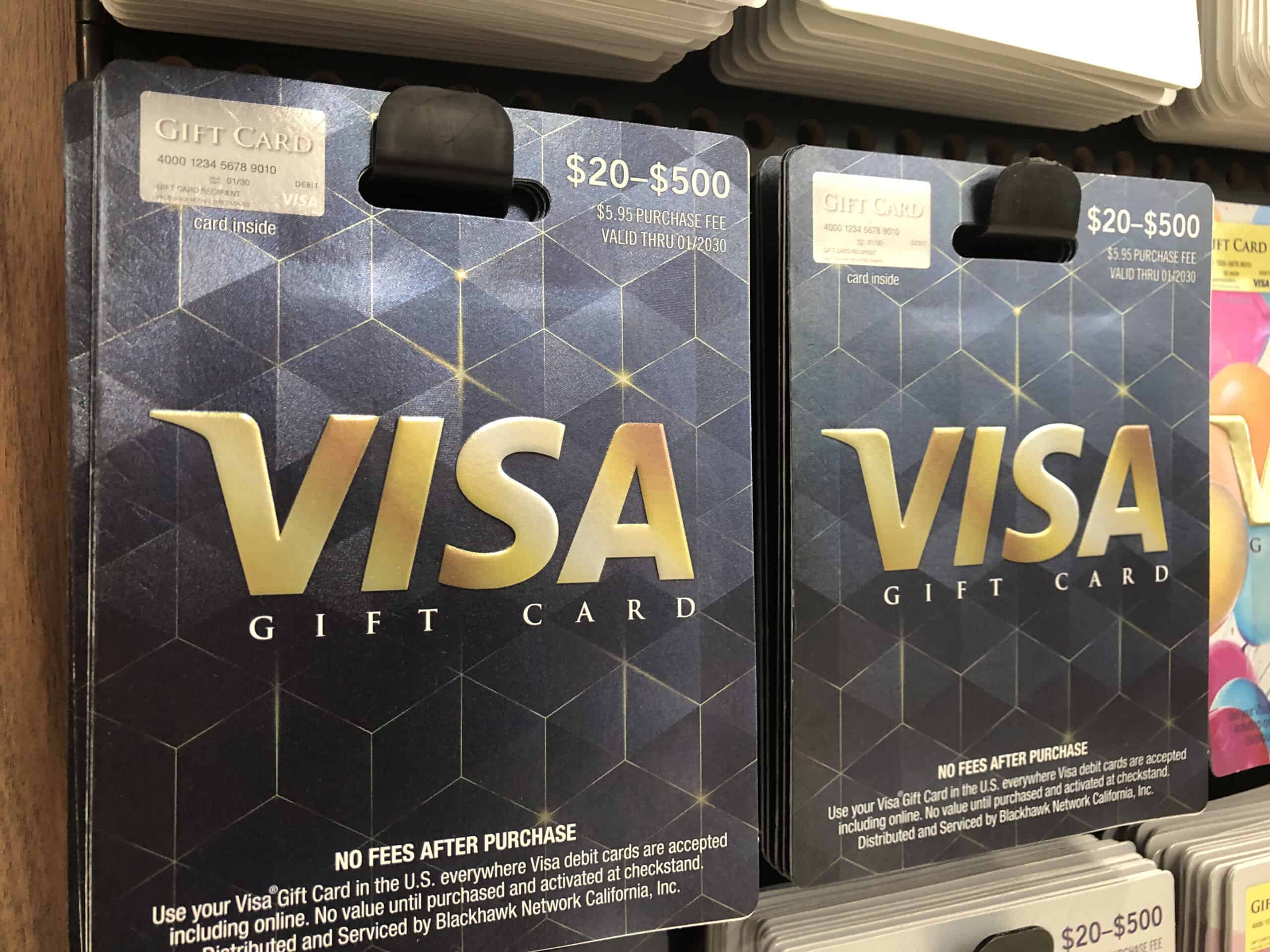 Are Gift Cards Are The Worst Product Ever? 4 Visa Debit Gift Cards scaled